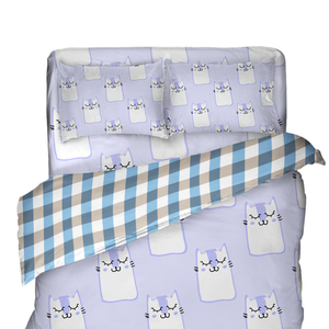 Benutzer definierte Cartoon Design Tröster Bettwäsche Set Ultra weiche Bed-in-a-Bag mit Bettwäsche und Kissen bezüge - Product Image 1