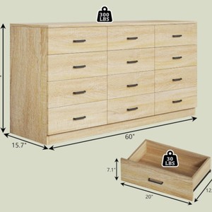 <span class=keywords><strong>Commode</strong></span> moderne personnalisée à <span class=keywords><strong>6</strong></span> <span class=keywords><strong>tiroirs</strong></span> en panneaux de particules MDF, <span class=keywords><strong>commode</strong></span> de chambre à coucher, meuble de salon en panneaux écologiques - Product Image 2