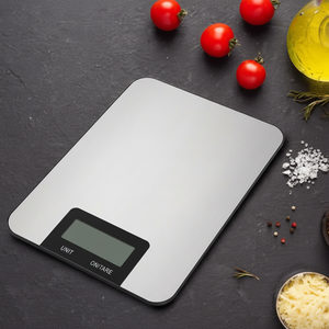 เครื่องชั่งอาหารดิจิตอลอัจฉริยะ เครื่องมือวัดน้ำหนักในครัวแบบโลหะ อุปกรณ์อิเล็กทรอนิกส์ อุปกรณ์เสริม น้ำหนักแม่นยำ ใช้ในครัวเรือน - Product Image 1