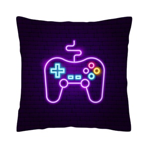 2024 Imported Fashion <strong>Trendy</strong> Game Style Luxury <strong>Pillow</strong> Covers Custom Home Art Decoration Sofa Cushion Animation Game Pattern