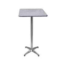 Direkt vertrieb des Herstellers Modern Square Edelstahl Esstisch Faltbar Multifunktional für Haushalt Outdoor Hotel