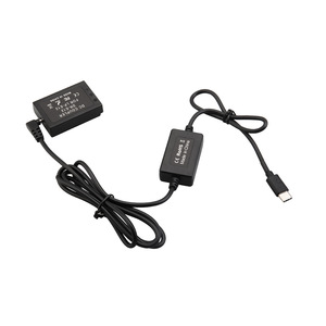 อุปกรณ์เสริมกล้อง Jingying แบตเตอรี่จำลอง LP-E12 สายจ่ายไฟภายนอกแบบ Type-C PD สำหรับกล้อง <span class=keywords><strong>Canon</strong></span> M2 <span class=keywords><strong>M10</strong></span> M50 M100 M200 - Product Image 2