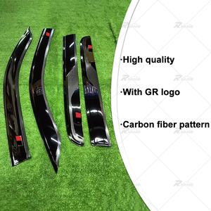 Deflectores de Ventana de Fibra de Carbono ABS GR para Hilux <span class=keywords><strong>Vigo</strong></span> 2005-2015, Protectores Contra la Lluvia, Accesorios Exteriores - Product Image 6
