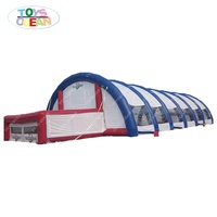 Nouveau design extérieur arène gonflable de paintball tente grandes tentes d'événement à vendre 6-8 personne tente de dôme