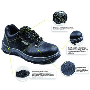DELTAPLUS <span class=keywords><strong>Scarpe</strong></span> Antinfortunistiche da Uomo con Punta in Acciaio, Antiurto, Antiperforazione, Antistatiche, Tomaia in Pelle Bovina per Settore Elettrico - Product Image 2