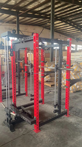 Thiết Bị Tập Thể Dục Squat Rack Combo Smith Cáp Crossover Với <span class=keywords><strong>Pully</strong></span> Miễn Phí Trọng Lượng Điện Giá Lồng Squat Giá - Product Image 4