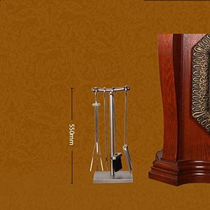 Juego de Herramientas de chimenea de <span class=keywords><strong>leña</strong></span> para el hogar, Set de 5 piezas de hierro negro duradero para el Interior del hogar - Product Image 6