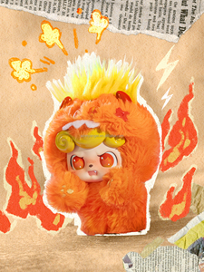 도매 100% 원래 공식 제품 Q <span class=keywords><strong>Bao</strong></span> 감정적 털 괴물 시리즈 블라인드 박스 귀여운 데스크탑 장식품 패션 펜던트 - Product Image 3