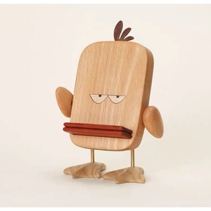 Soporte de Madera para Teléfono con Cara de Abeja Triste, Decoración de Escritorio de Madera de Haya, Regalo Portátil para Oficina y Hogar - Product Image 5