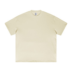 Venta caliente de alta calidad 425 Gsm Drop Shoulder Heavyweight T-shirt Luxury Blank Heavy Cotton Custom Street Wear Oversize - Product Image 2