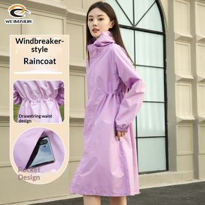 Impermeable Cortavientos de Fibra de Poliéster para Mujer Adulta, para Motocicleta/Electromóvil, Ciclismo, Senderismo, Viajes, Protección Completa del Cuerpo - Product Image 5