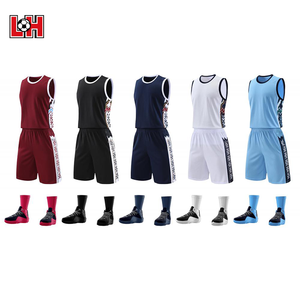 Kustom kaus basket pria, baju basket Retro bernapas cepat kering - Product Image 1