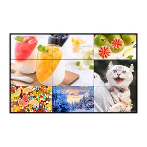 55 inch splicing screen LCD unit with frame 3.5 mm Indoor ultra thin splicing screen splicing Video wall