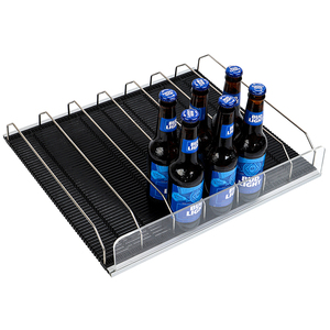 Gravity Shelf <b>Roller</b> Flex Rolling Pusher <b>Metal</b> Automatic Pusher System Supermarket Drink Bottle Shelf Pusher - Product Image 4