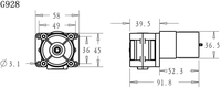 Pompe péristaltique à grand débit, facile à installer, pompe doseuse à vide 12V/24V, 500 mL/min, vente en gros