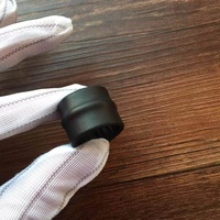 Cincin Kaca Buatan Tangan Universal Retro Vintage Perhiasan Modis Trendi Unisex Cincin Kulit Asli Lebar untuk Pasangan