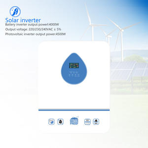 4000w ip54 संरक्षण हाइब्रिड सौर इनवर्टर सिंगल फेज लिथियम-संगत 50/60hz 99.9% दक्षता एसी इन्वर्टर - Product Image 1