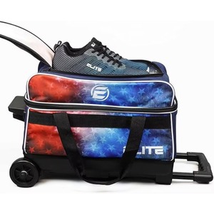 Bolsa de Bolos de Doble Rueda con Compartimento Grande Separado para Zapatos de Bolos y Asa Retráctil, de Fábrica con Certificación BSCI - Product Image 2