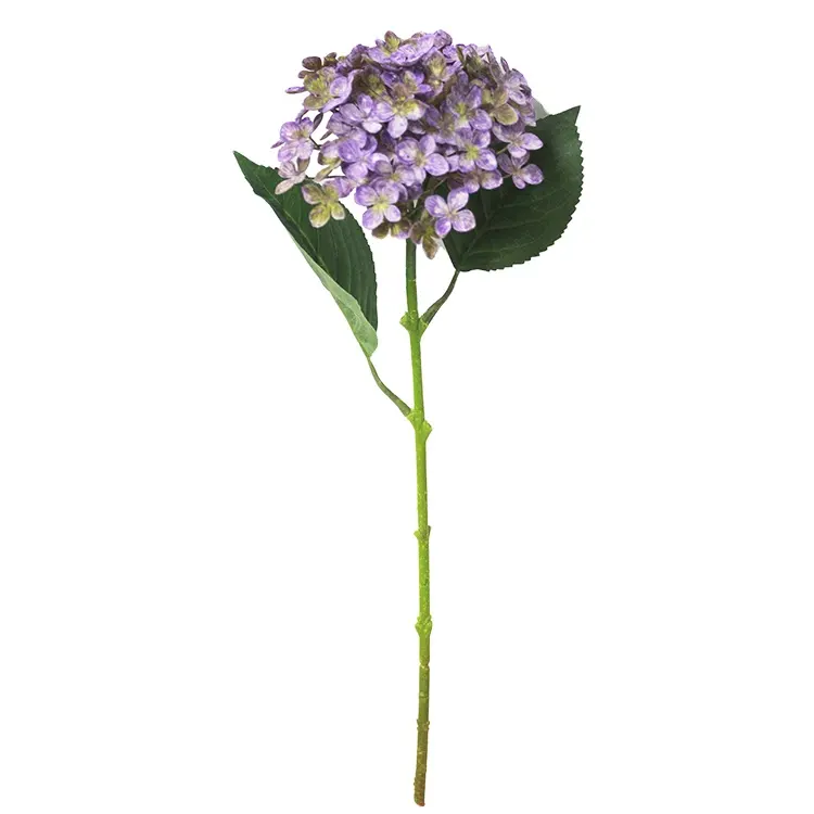 マルチカラーテクスチャ花瓶フラワースプレー生地アジサイ花人工アジサイ紫ウェディングフラワースタンドデコレーション