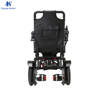 Fauteuil roulant électrique tout-terrain ultra-léger 13,5 kg avec batterie au lithium, valise de transport en fibre de carbone pour personnes âgées