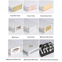 Panel Sándwich EPS HUAAO, Materiales de Construcción, Aislamiento Exterior, Impermeable, Ignífugo, Ecológico, para Talleres y Cuartos Limpios