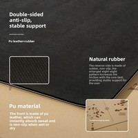 Tapis de Pilates XLAN en caoutchouc naturel de 5 mm, antidérapant, pliable, pour entraînement en salle de sport et yoga, vente en gros