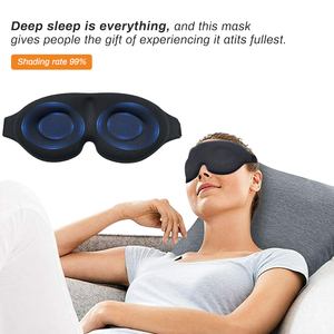 Nouveau Design Masque de Sommeil 3D en Mousse à Mémoire de Forme Composite Éponge Douce <span class=keywords><strong>pour</strong></span> Voyage et Pause Déjeuner au Travail - Product Image 4