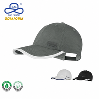 Nieuwe Trending Custom Baseballpet Klassieke Gebogen Rand Snapback Ontwerp Waterdichte Hoed Met Pvc Patch Voor Unisex Zomersportkleding