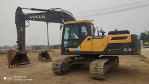 Pelle mécanique 2nd hand Excavator Volvo EC210 EC220 EC140 Pelle Volvo Excavatrice sur chenilles d'occasion pour l'ingénierie - Product Image 2