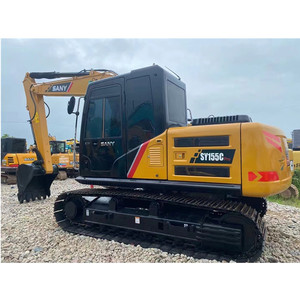 Économies d'énergie et protection de l'environnement, prix bas, faible nombre d'heures, excavatrice Sany 155 modèle SY95 115 135 155, excavatrice sur chenilles d'occasion - Product Image 4