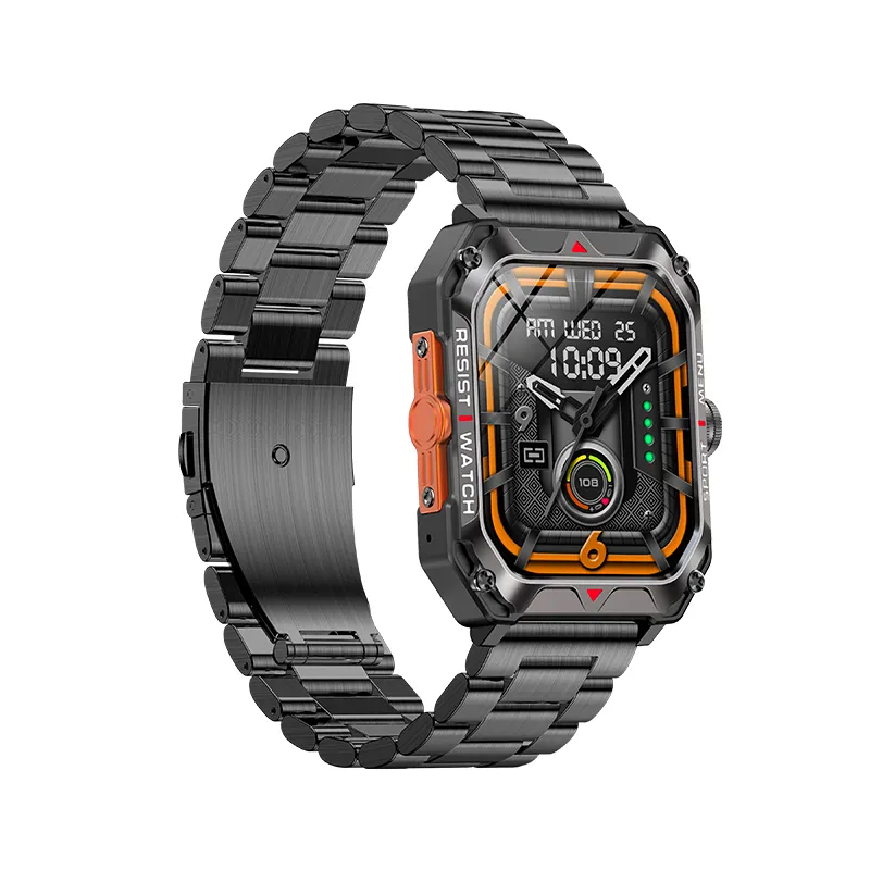 Nuevo diseño Smartwatch Hombre Deportes Pantalla LED Smartwatch electrónico para hombres a prueba de agua
