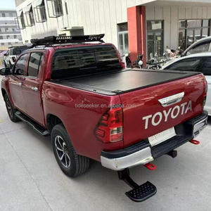 Cubierta de Caja de Camioneta Retráctil Rígida con Cierre de Aleación de Aluminio Personalizada, Cubierta Enrollable para <span class=keywords><strong>Toyota</strong></span> Hilux 2020 2019 - Product Image 6