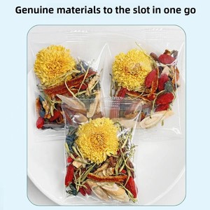 Tisane Essentielle de Ginseng Américain, Astragale, Goji, Chèvrefeuille, Graines de Cassia et Racine de Pissenlit pour la Santé – Sachets de Thé Préemballés - Product Image 3