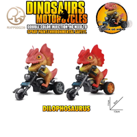 2025 nouveau Design en plastique t-rex moto jouet inertiel Animal véhicule jouet pour garçons enfants voiture modèle camion jouet