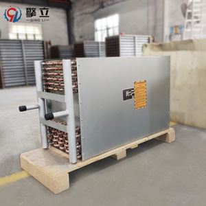 Intercambiador de Calor Aletado de Tubo de Cobre Qing Li 150-300°C Refrigerado por Agua Personalizado para Equipos de Deshumidificación y Secado - Product Image 2