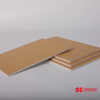 Panneau décoratif en oxyde de magnésium PVC insonorisant, écologique, design moderne, ignifuge grade A1, prix usine OUSHIBAO Chine