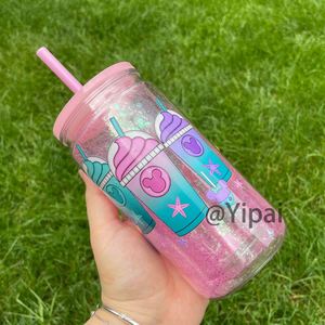 Gobelet isotherme à double paroi en plastique écologique de 12 oz/16 oz, type canette de soda ou de bière, avec trou pré-percé, idéal pour les cadeaux d'affaires - Product Image 4