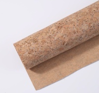 Tissu de liège coloré gaufré à la feuille d'or motif floral, matériau pour chaussures, sacs, papier peint, emballage, cuir de liège