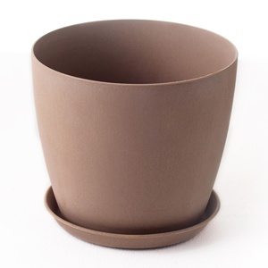 Garden Range Wpc Flower Pots Durable Natural Wood Plastic Composite Plant Flower Pot