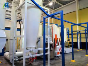 Линия порошковой окраски Top Rail Batch с ручным управлением, полная система порошковой покраски с верхним перекрестным транспортером - Product Image 5