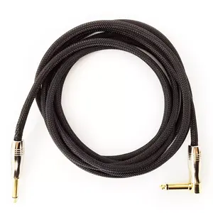 Microphone Wire Speaker Audio Cable 3M 1/4" MONO Extension Connector Jack Auxiliar Variety Connector e Guitar Cable