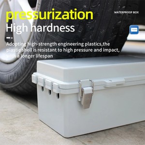 กล่องรวมสัญญาณไฟฟ้า PHLTD ขนาด <span class=keywords><strong>110</strong></span> * 125 * 225 มม. แบบล็อคได้ ไม่ต้องเจาะ และขึ้นรูปด้วยวิธีฉีดขึ้นรูป - Product Image 3