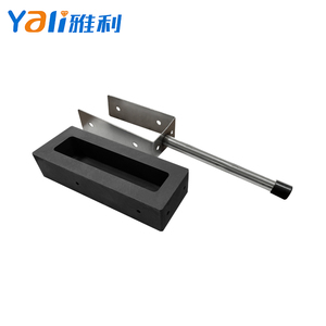 Molde de grafito para lingotes de oro de 1 kg con asa, productos de grafito para horno de fusión de oro por inducción - Product Image 6