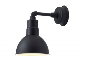 Cổ Điển Sân Đèn Tường Ngoài Trời cổ ngỗng Barn ánh sáng màu đen kim loại E26 trang trại công nghiệp cổ điển không thấm nước tường Đèn treo tường ETL - Product Image 5