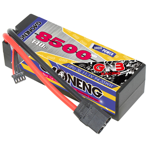 GNB GAONENG 8500MAH 3S 3S2P 11.1V 140C XT90 <b>Cabled</b> Hard Case RC LiPo <b>Battery</b> 1:8 1/8 RC Racing Car Boat Truck Truggy - Product Image 1