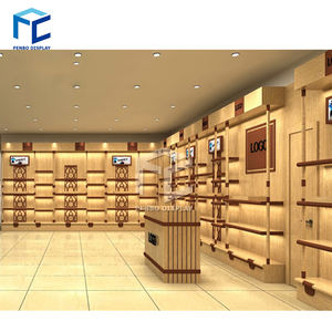 Magasin de chaussures commercial <span class=keywords><strong>vitrine</strong></span> de chaussures de salle d'exposition étagère murale de meubles d'affichage de chaussures de sport à vendre - Product Image 2