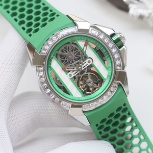 Luxury Mechanical <strong>Watch</strong> for Men Diamond Bezel <strong>Skeleton</strong> Functional Dial Sports <strong>Watch</strong> with Box - Product Image 5