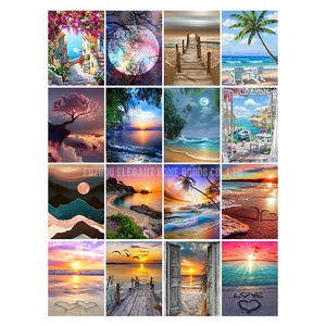 Peintures au diamant spéciales en strass de cristal, <span class=keywords><strong>broderie</strong></span> de diamants DIY, kits de peinture au diamant 5D par numéros - Product Image 1