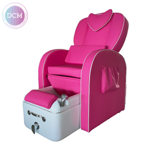 Canapé pédicure électrique bon marché pliable, chaises spa pédicure inclinables usagées rose à vendre Malaisie - Product Image 2