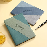 Cuaderno Ecológico y Sostenible de Cuero PU Reciclado con Bolsillo para Documentos para Uso en la Oficina